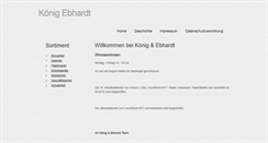 Desktop Screenshot of koenig-ebhardt.at